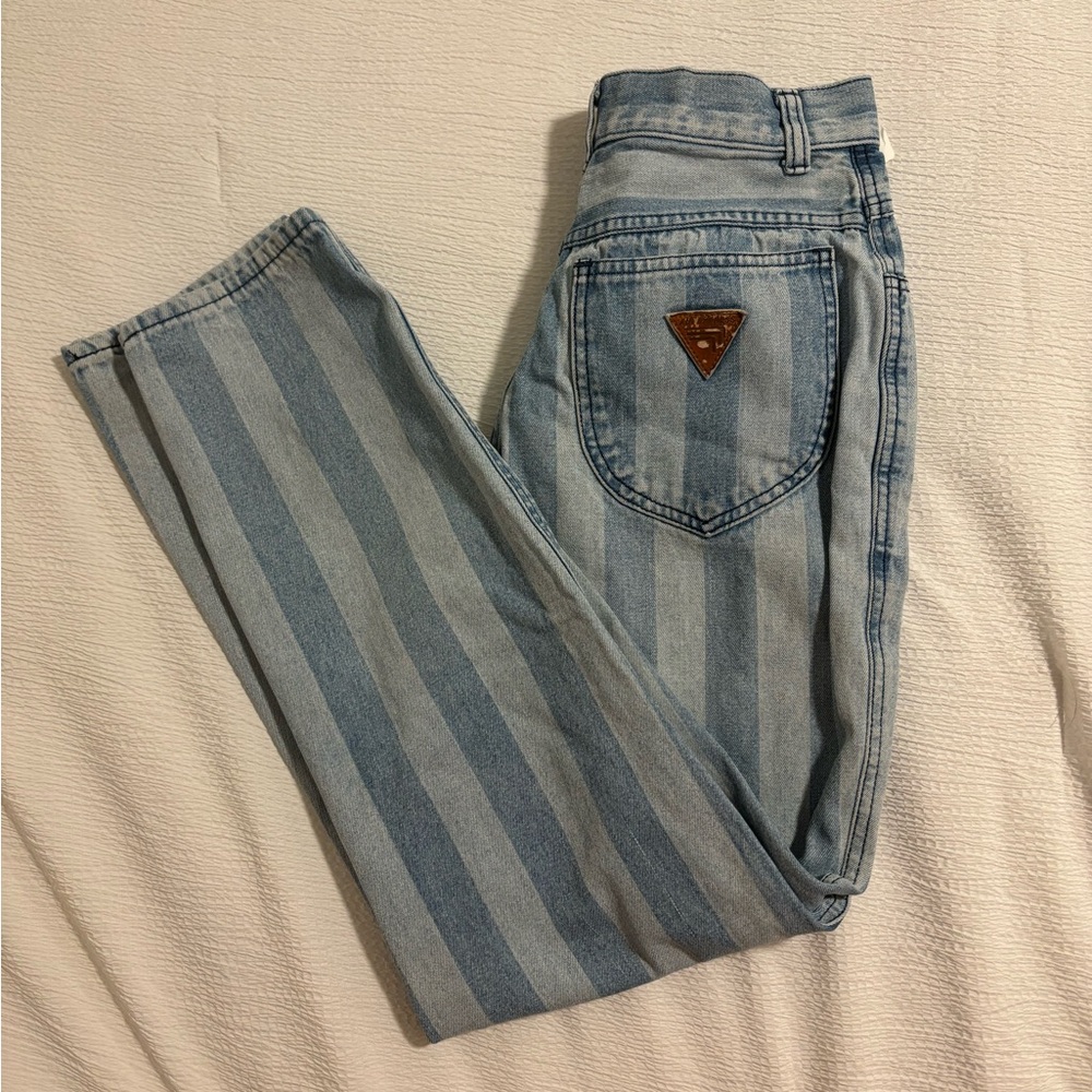 Vintage striped jeans